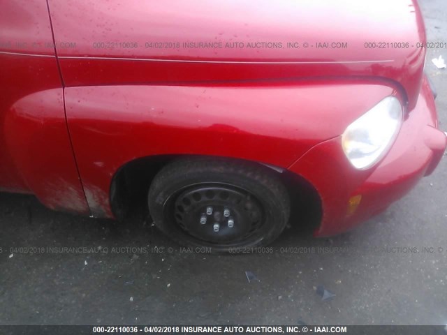 3GNBAADB2AS634340 - 2010 CHEVROLET HHR LS RED photo 6