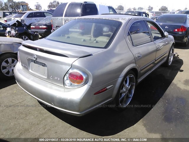 JN1DA31D43T523240 - 2003 NISSAN MAXIMA GLE/GXE/SE SILVER photo 4