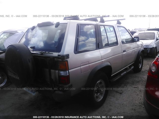 JN8HD17Y7RW239519 - 1994 NISSAN PATHFINDER LE/SE/XE TAN photo 4