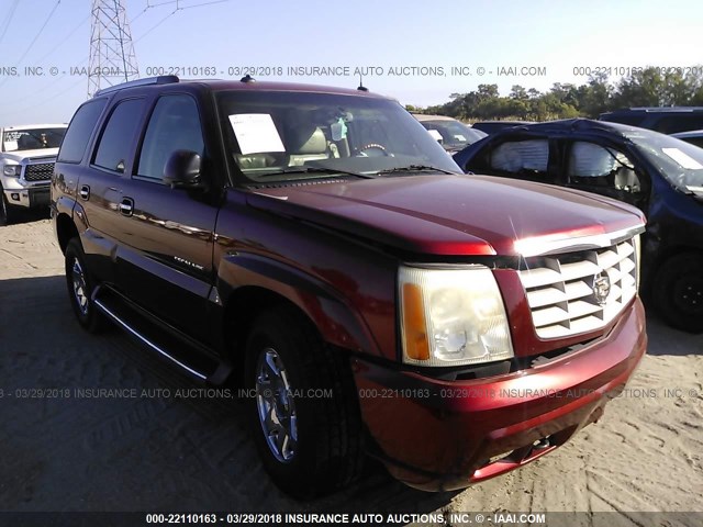 1GYEK63N43R280770 - 2003 CADILLAC ESCALADE LUXURY წითელი ფოტო 1