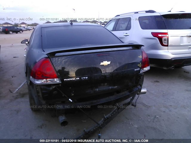 2G1WC5E38E1181550 - 2014 CHEVROLET IMPALA LIMITED LTZ BLACK photo 6