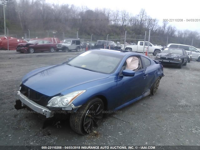 JNKCV64E89M600681 - 2009 INFINITI G37 JOURNEY/SPORT BLUE photo 6