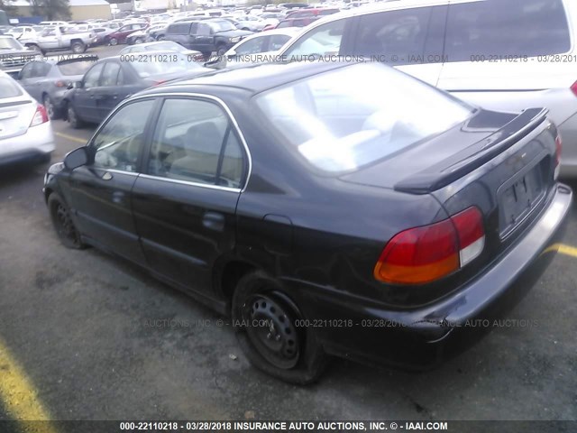 2HGEJ6672TH534029 - 1996 HONDA CIVIC LX BLACK photo 3