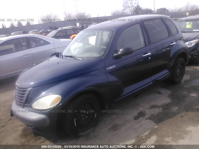 3C4FY48B32T284245 - 2002 CHRYSLER PT CRUISER CLASSIC BLUE photo 2