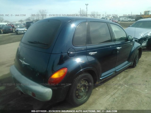 3C4FY48B32T284245 - 2002 CHRYSLER PT CRUISER CLASSIC BLUE photo 4