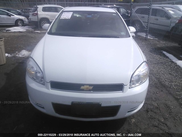 2G1WA5EK1A1168260 - 2010 CHEVROLET IMPALA LS WHITE photo 6