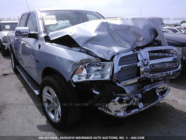 1C6RR6LT1HS744302 - 2017 RAM 1500 SLT SILVER photo 1