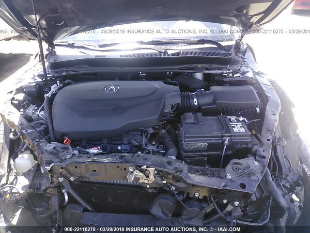 19UUB2F52FA019003 - 2015 ACURA TLX TECH BROWN photo 10