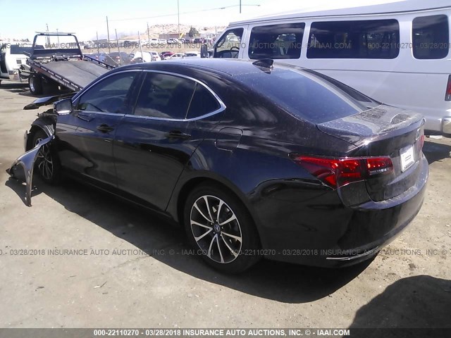 19UUB2F52FA019003 - 2015 ACURA TLX TECH BROWN photo 3