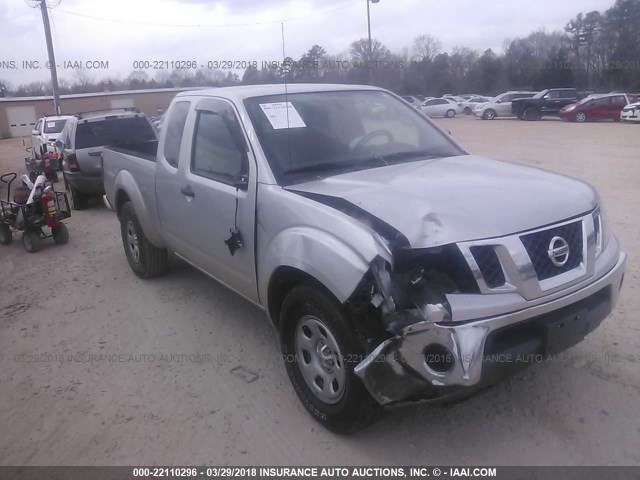 1N6BD0CTXAC440467 - 2010 NISSAN FRONTIER KING CAB SE/LE/NISMO SILVER photo 1