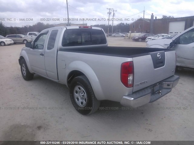 1N6BD0CTXAC440467 - 2010 NISSAN FRONTIER KING CAB SE/LE/NISMO SILVER photo 3