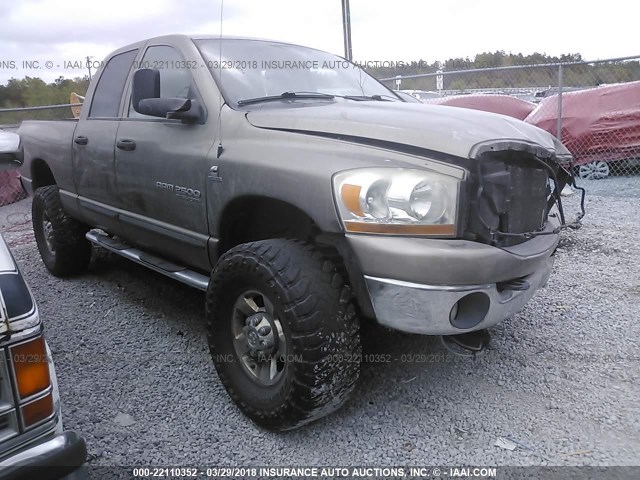3D7KS28C06G179776 - 2006 DODGE RAM 2500 ST/SLT/LARAMIE თაფლისფერი ფოტო 1