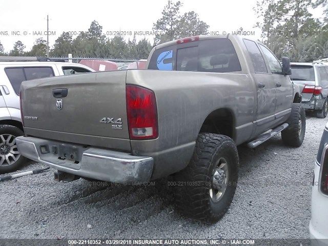 3D7KS28C06G179776 - 2006 DODGE RAM 2500 ST/SLT/LARAMIE თაფლისფერი ფოტო 4