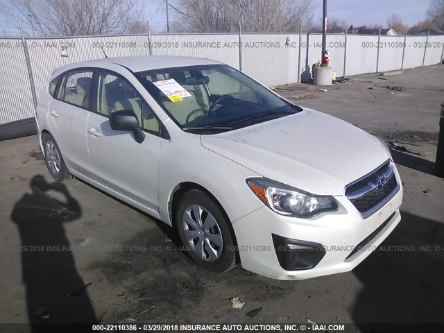 JF1GPAA62DG871584 - 2013 SUBARU IMPREZA WHITE photo 1