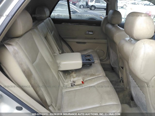 1GYEE637570177084 - 2007 CADILLAC SRX GOLD photo 8