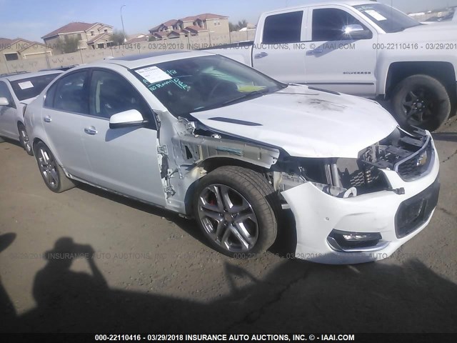 6G3F15RW7GL203300 - 2016 CHEVROLET SS WHITE photo 1