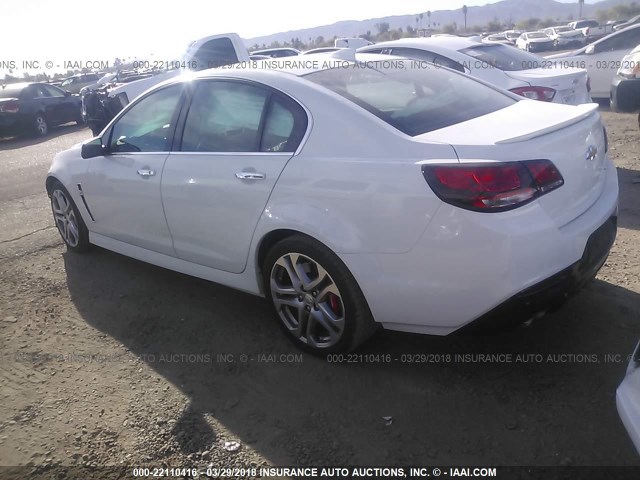 6G3F15RW7GL203300 - 2016 CHEVROLET SS WHITE photo 3