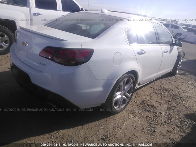 6G3F15RW7GL203300 - 2016 CHEVROLET SS WHITE photo 4