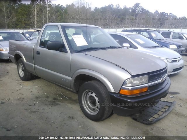 1GCCS1444XK200193 - 1999 CHEVROLET S TRUCK S10 BEIGE photo 1