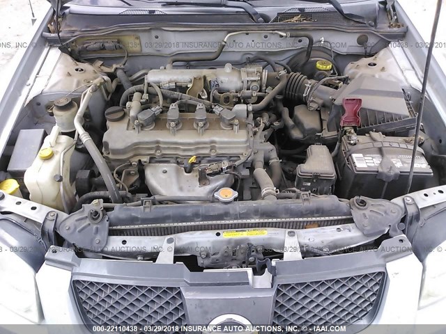 3N1CB51D85L580424 - 2005 NISSAN SENTRA 1.8/1.8S SILVER photo 10