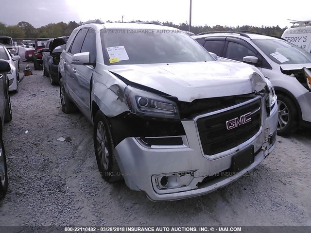 1GKKRSKD9GJ235385 - 2016 GMC ACADIA SLT-2 SILVER photo 6