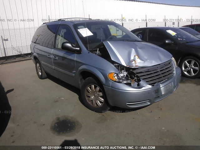 2A8GP54L66R809912 - 2006 CHRYSLER TOWN & COUNTRY TOURING Light Blue photo 1