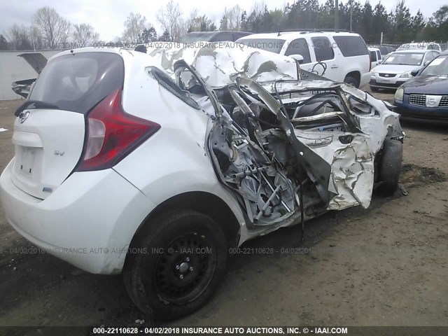 3N1CE2CP6FL445523 - 2015 NISSAN VERSA NOTE S/S PLUS/SV/SL/SR WHITE photo 4