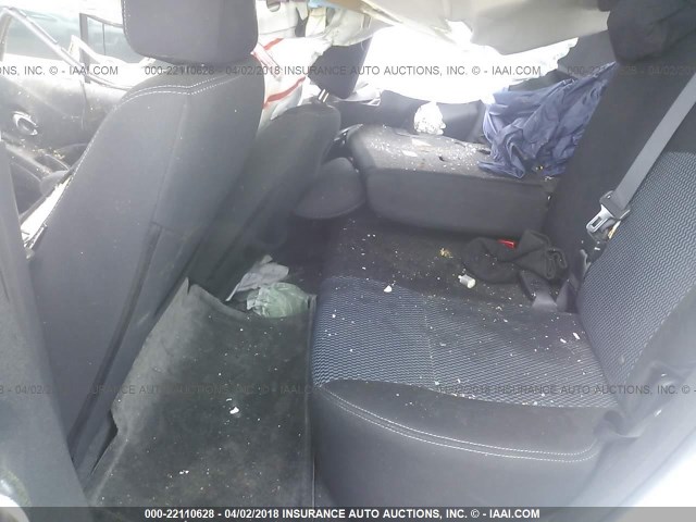 3N1CE2CP6FL445523 - 2015 NISSAN VERSA NOTE S/S PLUS/SV/SL/SR WHITE photo 8