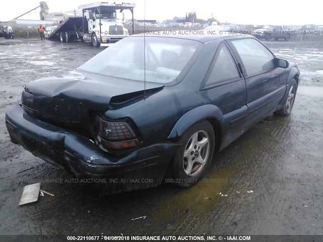 1G2WJ12M7TF202059 - 1996 PONTIAC GRAND PRIX SE მწვანე ფოტო 4