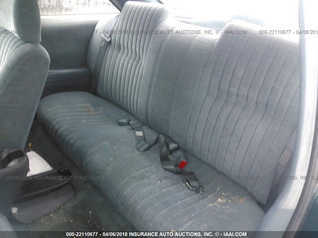 1G2WJ12M7TF202059 - 1996 PONTIAC GRAND PRIX SE მწვანე ფოტო 8