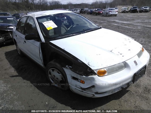 1G8ZH54811Z258905 - 2001 SATURN SL1 WHITE photo 6