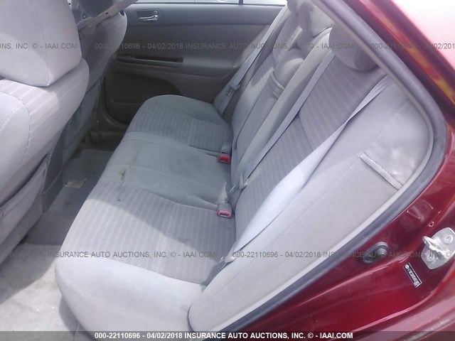 4T1BE32K85U051803 - 2005 TOYOTA CAMRY LE/XLE/SE 栗色 照片 8