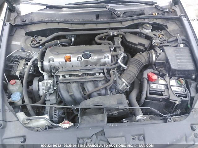 1HGCP2F81AA010051 - 2010 HONDA ACCORD EXL GRAY photo 10