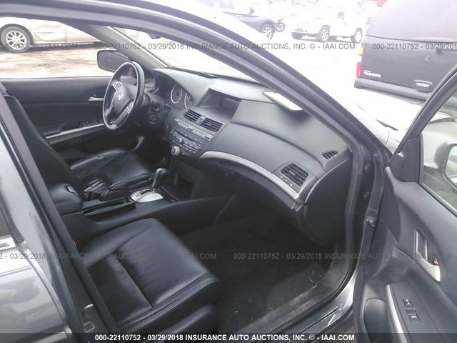 1HGCP2F81AA010051 - 2010 HONDA ACCORD EXL GRAY photo 5