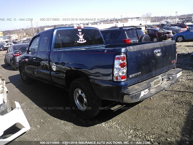 2GTEC19V811349673 - 2001 GMC NEW SIERRA C1500 BLUE photo 3