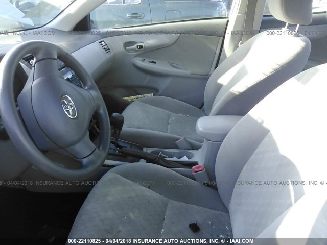 2T1BU40E69C189983 - 2009 TOYOTA COROLLA S/LE/XLE GRAY photo 5