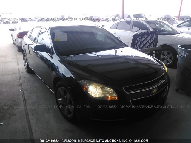 1G1ZC5EB4AF261984 - 2010 CHEVROLET MALIBU 1LT BLACK photo 1