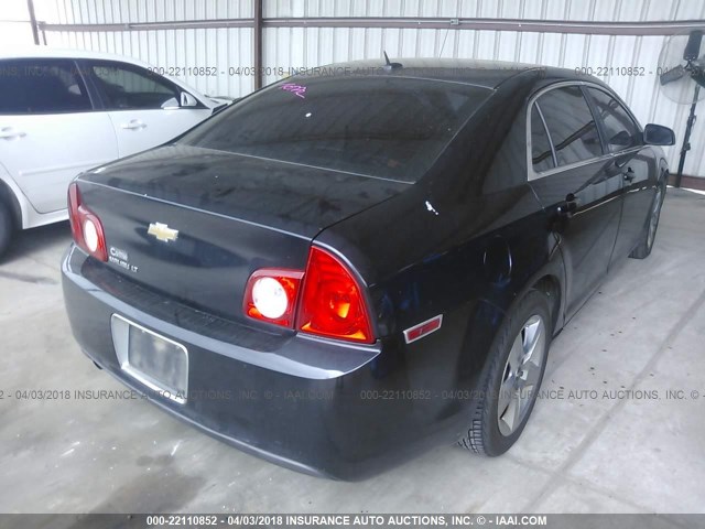 1G1ZC5EB4AF261984 - 2010 CHEVROLET MALIBU 1LT BLACK photo 4