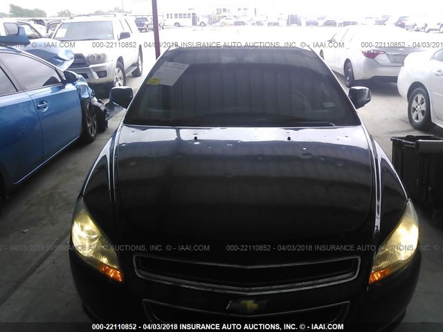 1G1ZC5EB4AF261984 - 2010 CHEVROLET MALIBU 1LT BLACK photo 6