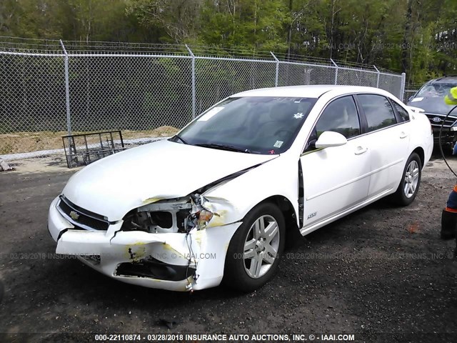 2G1WD58C779229410 - 2007 CHEVROLET IMPALA SUPER SPORT WHITE photo 2