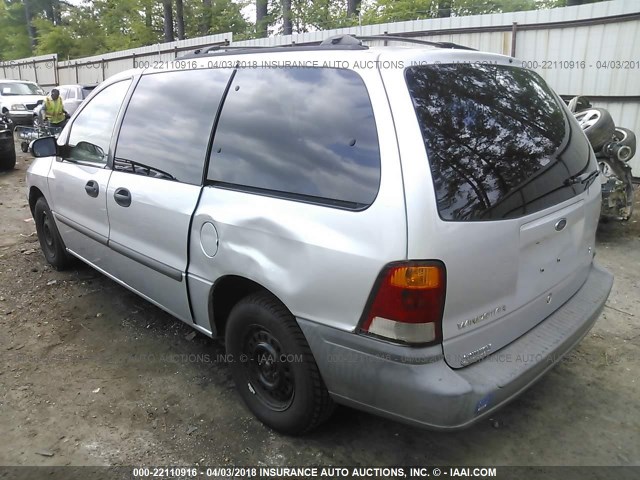 2FMZA5141YBC19879 - 2000 FORD WINDSTAR LX GRAY photo 3