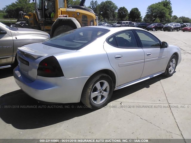 2G2WP522251129388 - 2005 PONTIAC GRAND PRIX Gümüş foto 4