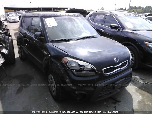 KNDJT2A5XC7361975 - 2012 KIA SOUL BLACK photo 1