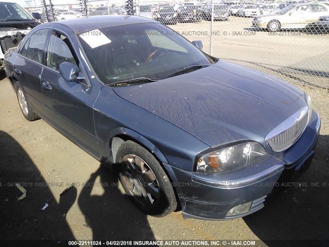 1LNHM86S65Y610861 - 2005 LINCOLN LS Light Blue photo 1