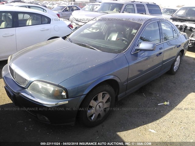 1LNHM86S65Y610861 - 2005 LINCOLN LS Açıq mavi foto 2