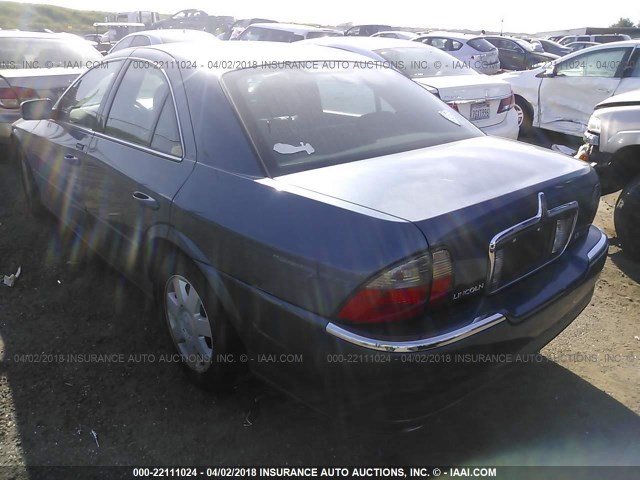 1LNHM86S65Y610861 - 2005 LINCOLN LS Açıq mavi foto 3