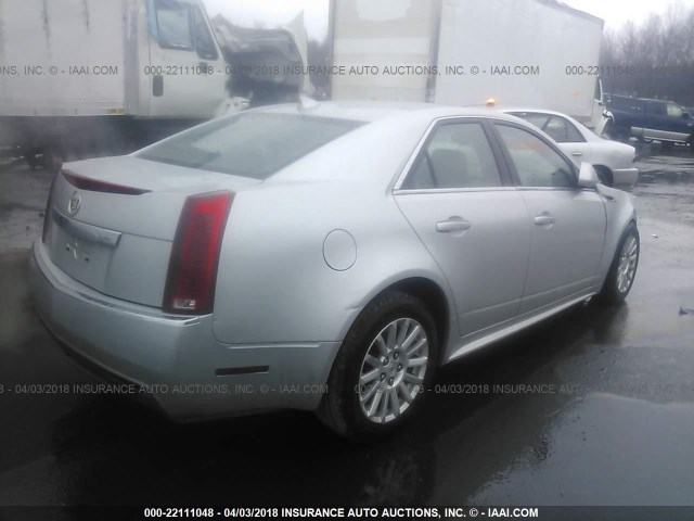 1G6DC5EY5B0108415 - 2011 CADILLAC CTS SILVER photo 4