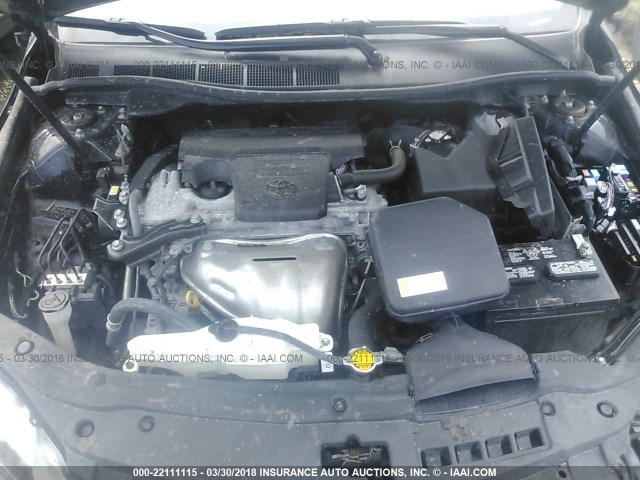 4T1BF1FK1FU985024 - 2015 TOYOTA CAMRY LE/XLE/SE/XSE BLACK photo 10