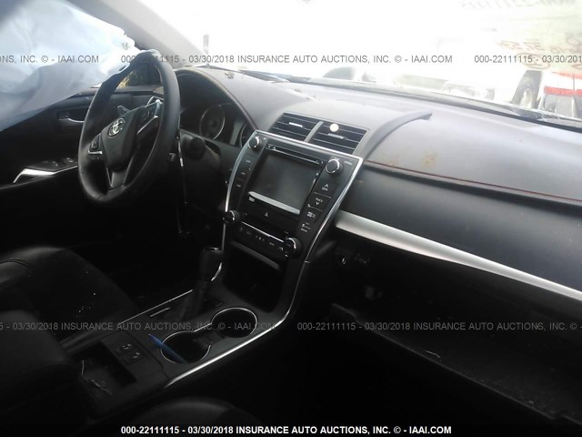 4T1BF1FK1FU985024 - 2015 TOYOTA CAMRY LE/XLE/SE/XSE BLACK photo 5
