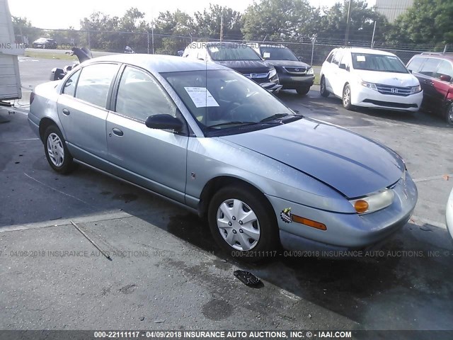 1G8ZH52892Z185609 - 2002 SATURN SL1 BLUE photo 1